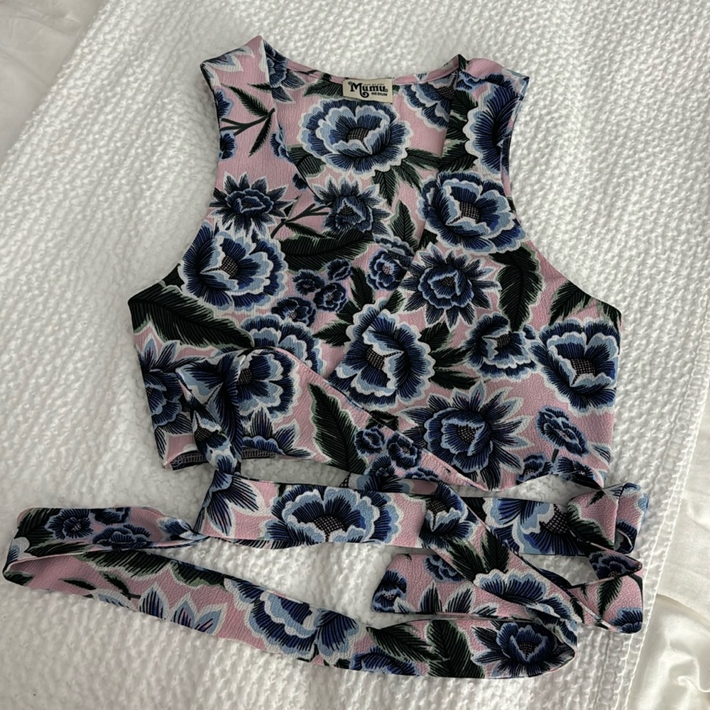 Show Me Your Mumu Baja Bloom Top